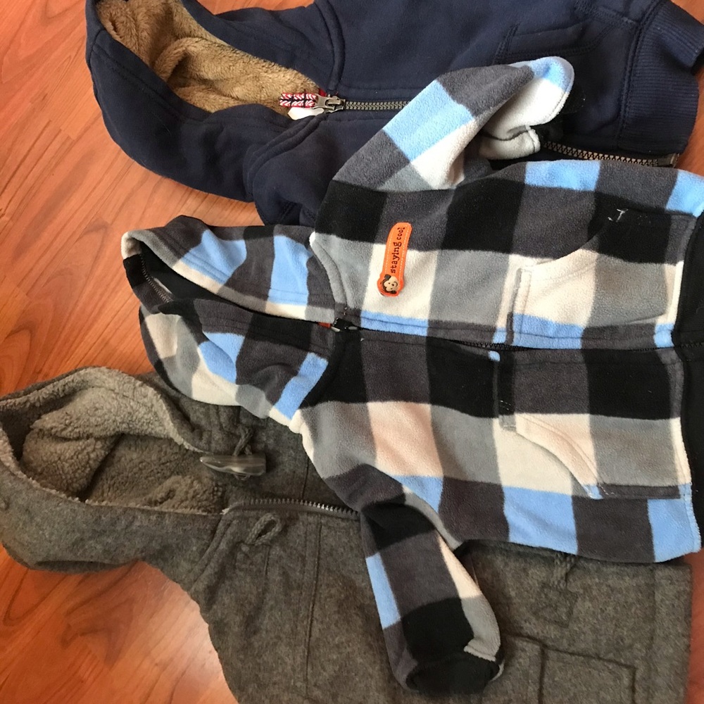 Baby Boy winter coats 0-3 and 3 month